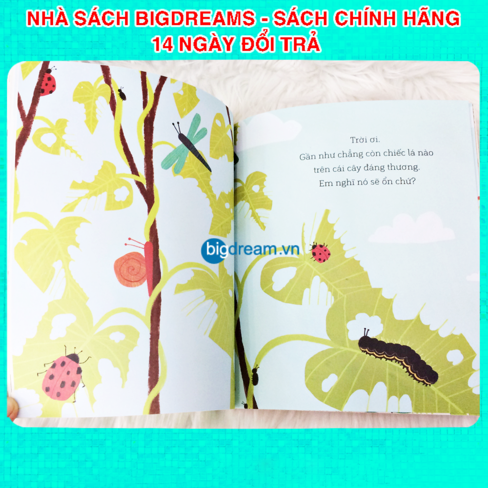 Sâu Bướm và Hạt Đậu - A Science Storybook About Growing Truyện kể cho bé trước giờ đi ngủ phát triển tư duy cho trẻ