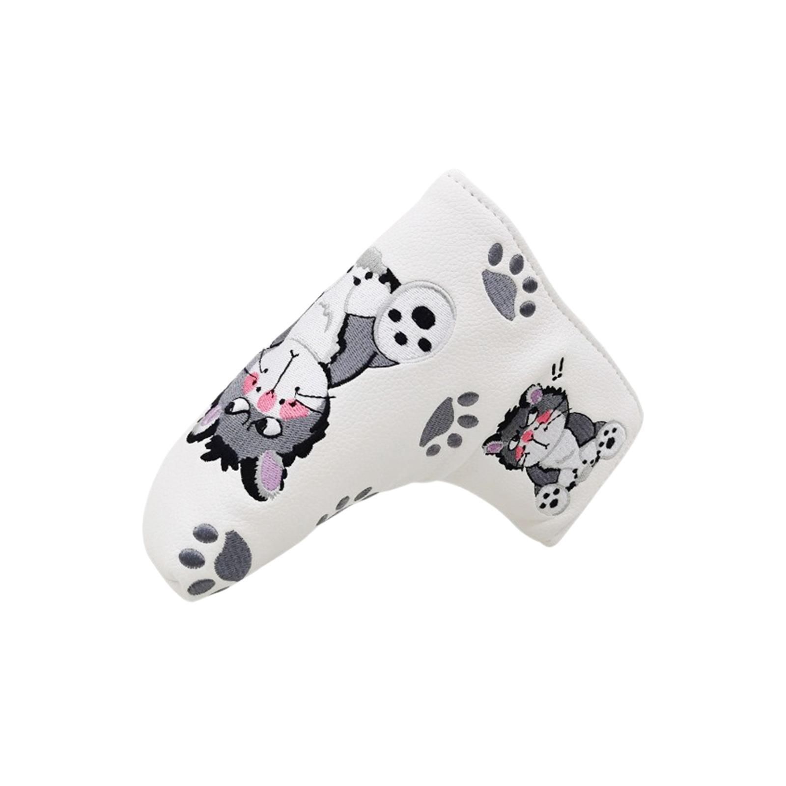 Golf Club Headcover Wrap Sleeve Waterproof Golf Mallet Putter Head Cover