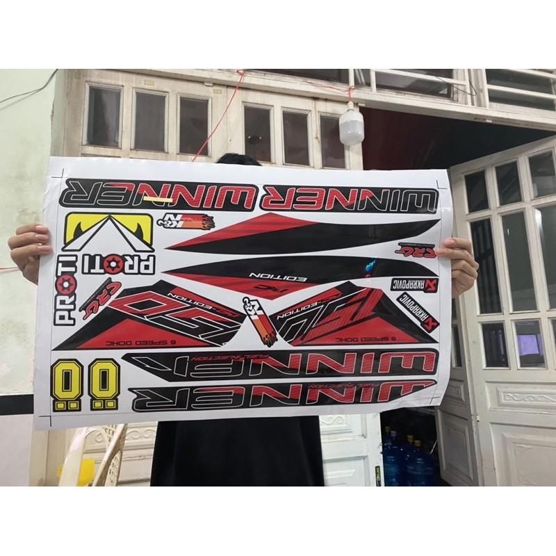 Tem rời dành cho Winner V1 đỏ đen