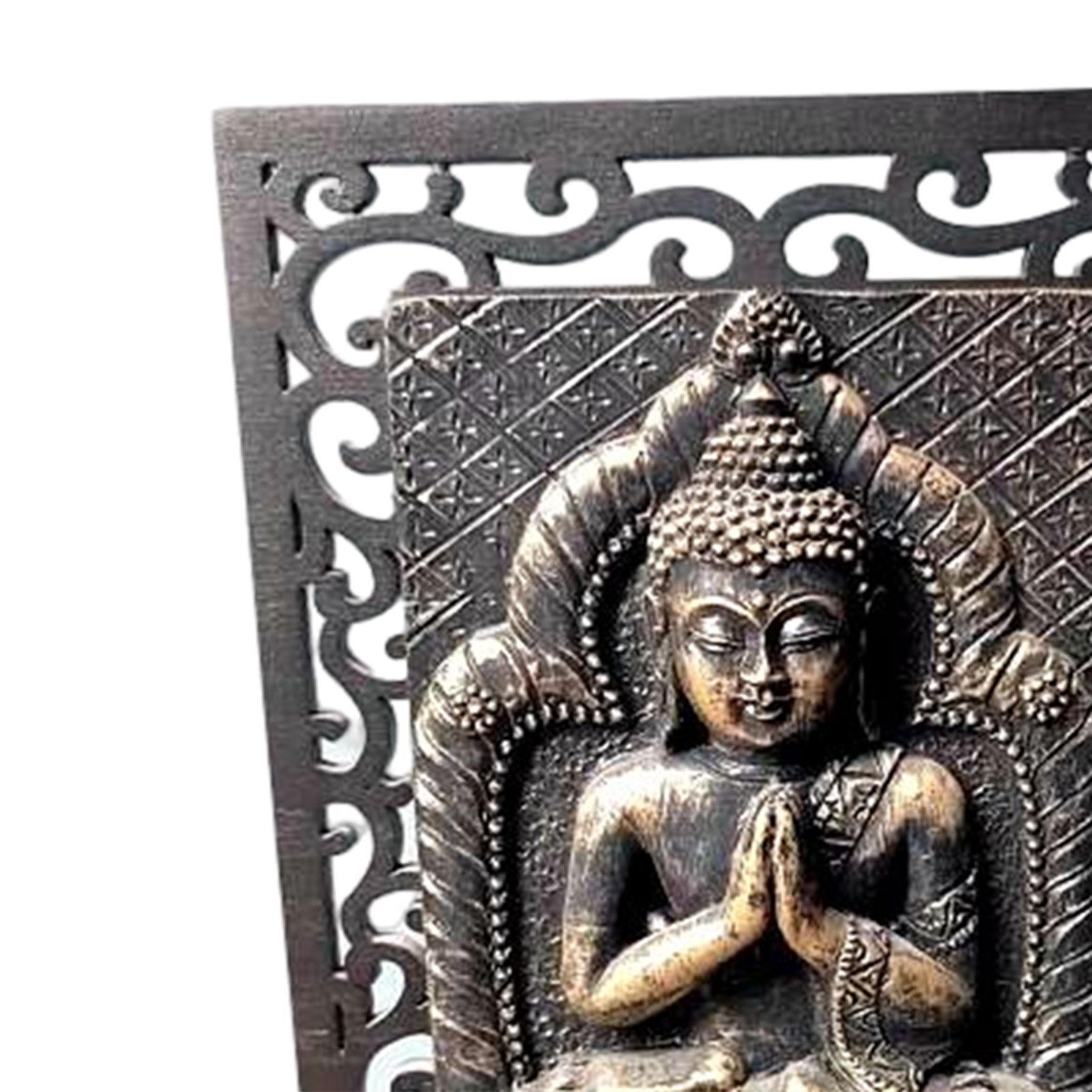 Tealight Candle Holder Buddha Tea Light Holders Desk Candle Stand for Cabinet Decor