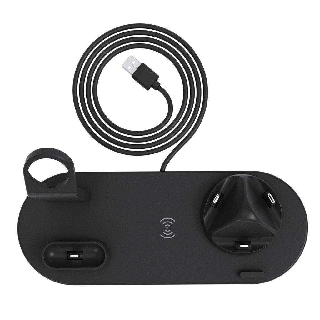 3 in1 Wireless Charger Dock Stand Fast Charging For