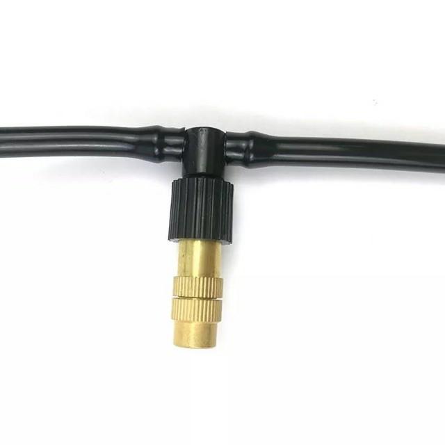 Bộ 12 đầu phun sương đồng kèm 10m dây 4/7mm