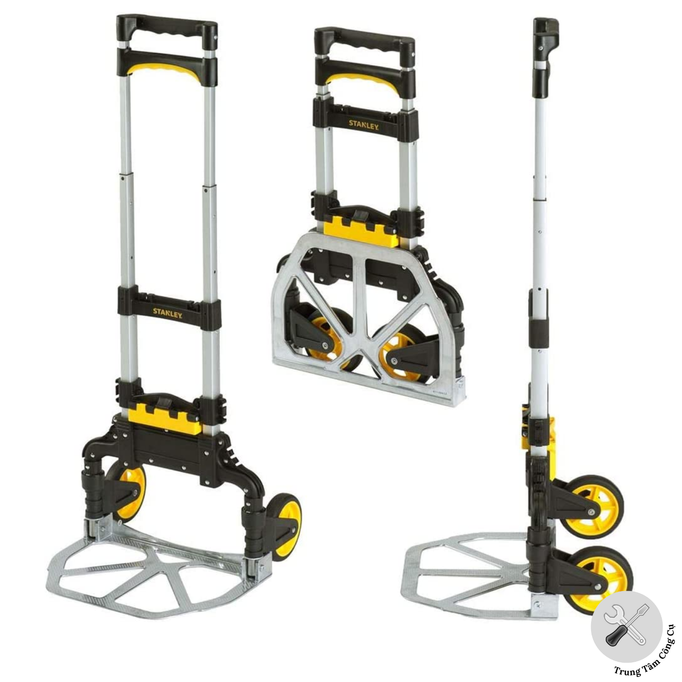 Xe đẩy hàng 2 bánh gấp gọn Stanley FT501 tải trọng 60kgs, khung nhôm nhẹ - Hàng chính hãng