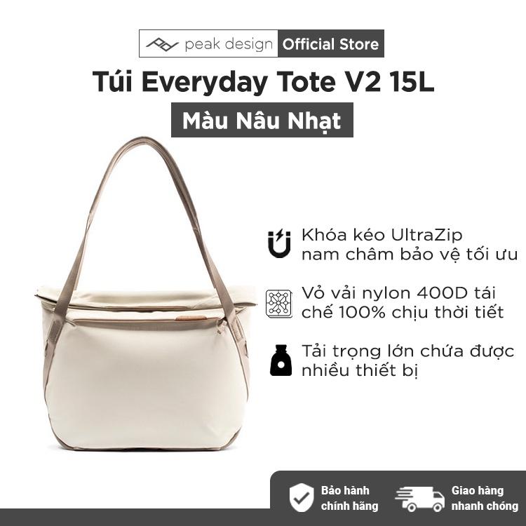 Túi Công Nghệ Đựng Máy Ảnh Peak Design Everyday Tote V2 15L - Hàng Chính Hãng