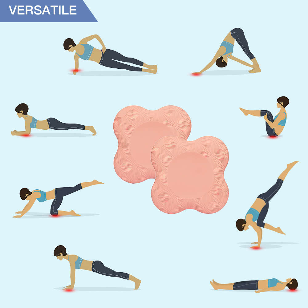 Tấm đệm mềm dày, hỗ trợ quỳ gối, chống cổ tay, tày tay, khuỷu tay, bảo vệ tối đa khi tập thể dục, gym, yoga