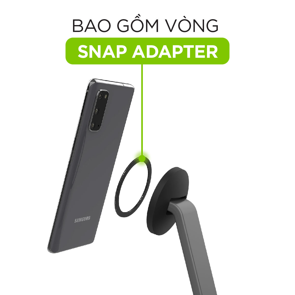 Đế sạc mophie Snap+ Stand &amp; Pad, sạc nhanh không dây 15w, sạc cùng lúc 2 thiết bị, hỗ trợ sạc đa nền tản - Hàng chính hãng bảo hành 2 năm 1 đổi 1