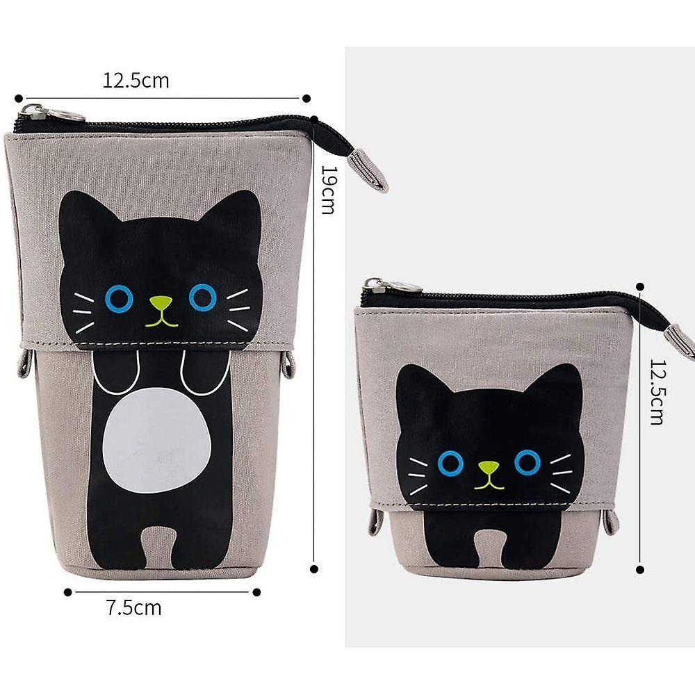 Bộ bút chì, bộ truyện tranh cracker, túi bút chì dễ thương, túi bút chì đứng, quà tặng văn phòng phẩm