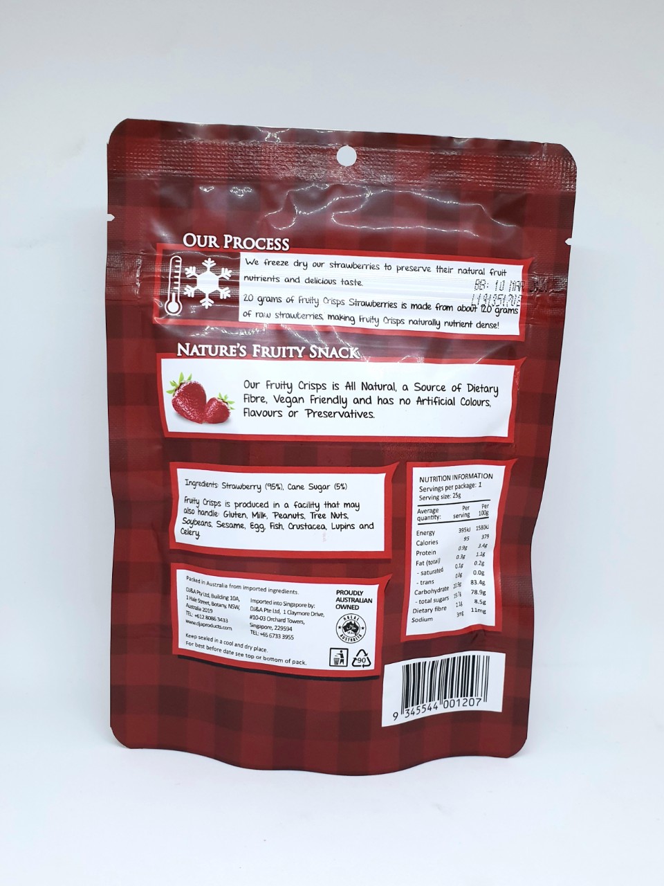 Dâu Tây Úc Sấy Giòn DJ&A