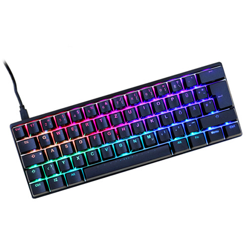 Bàn phím cơ Vortex Poker 3 Red switch Led RGB - Hàng Chính Hãng