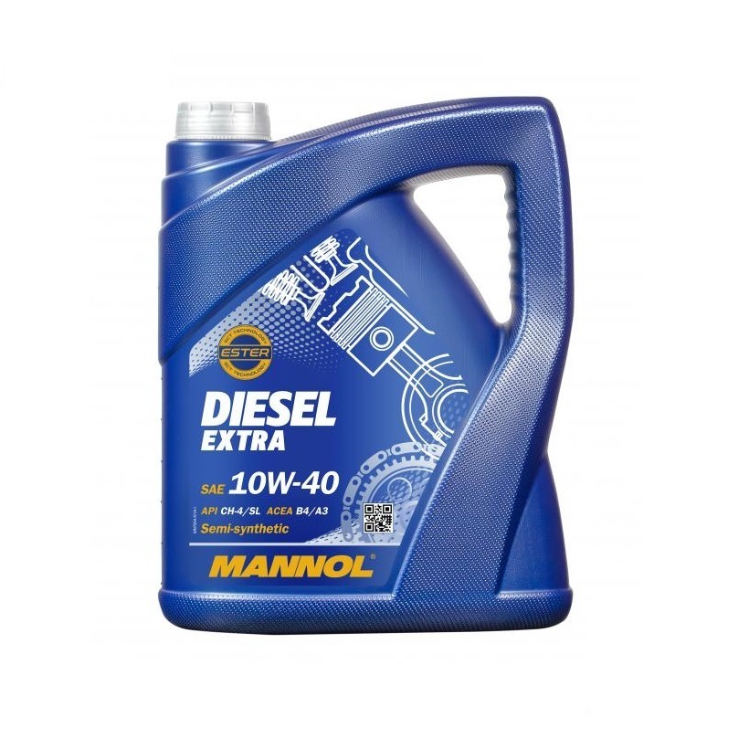 Nhớt MANNOL 7504 Diesel Extra 10W-40 CH-4/SL | A3/B4 – 4Lít Hàng Đức Chính Hãng