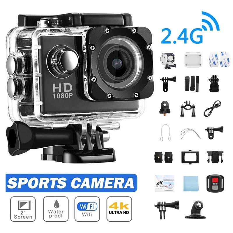 Camera hành động Ultra HD 30fps/170d Trò chơi video dưới nước không thấm nước 4K GO Sport