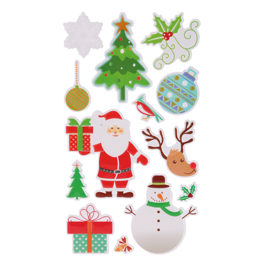 Hình Dán Nổi Trang Trí Noel