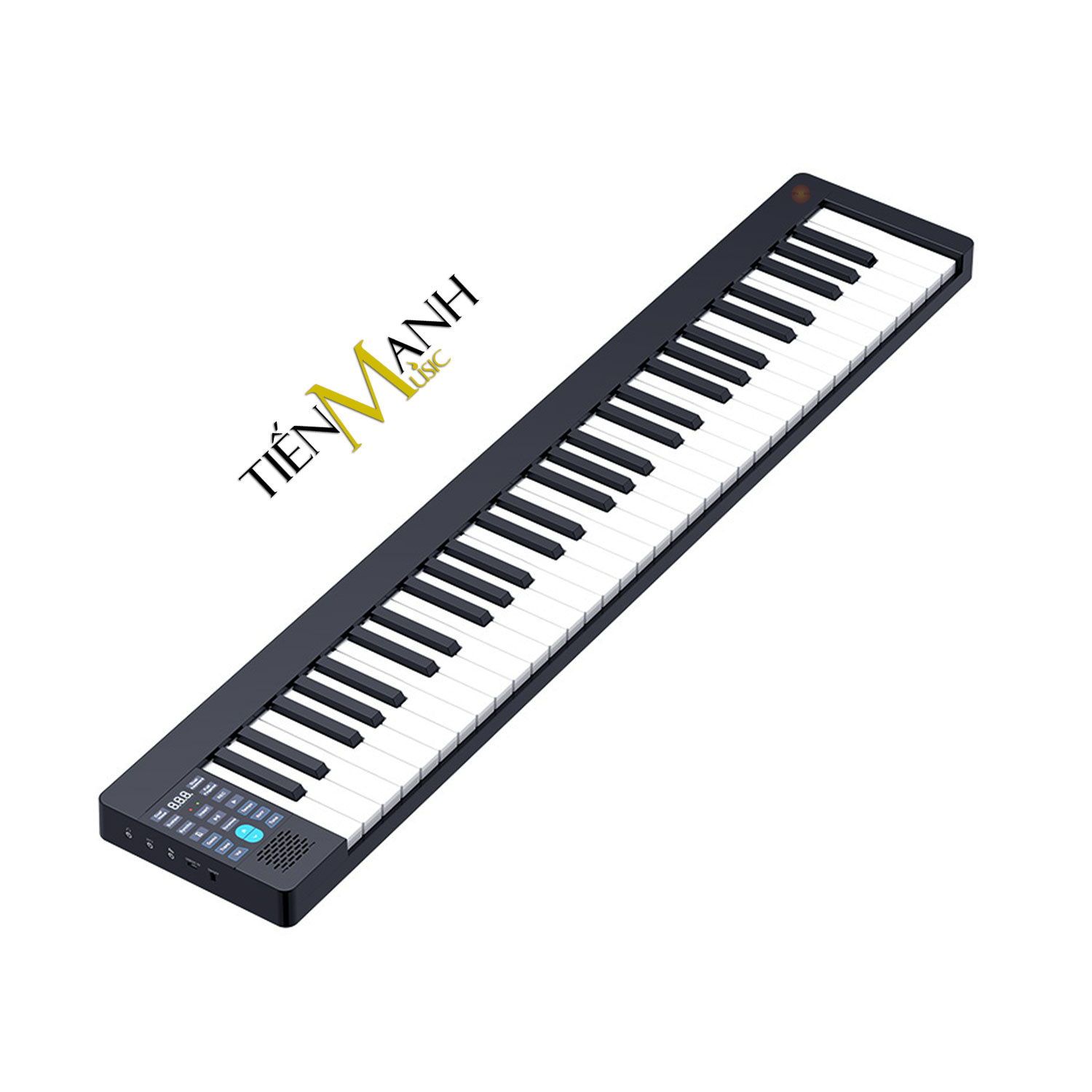 Đàn Piano Điện Konix PJ61Z - 61 Phím cảm ứng lực Midi Keyboard Controllers PJ61 Hàng Chính Hãng - Kèm Móng Gẩy DreamMaker