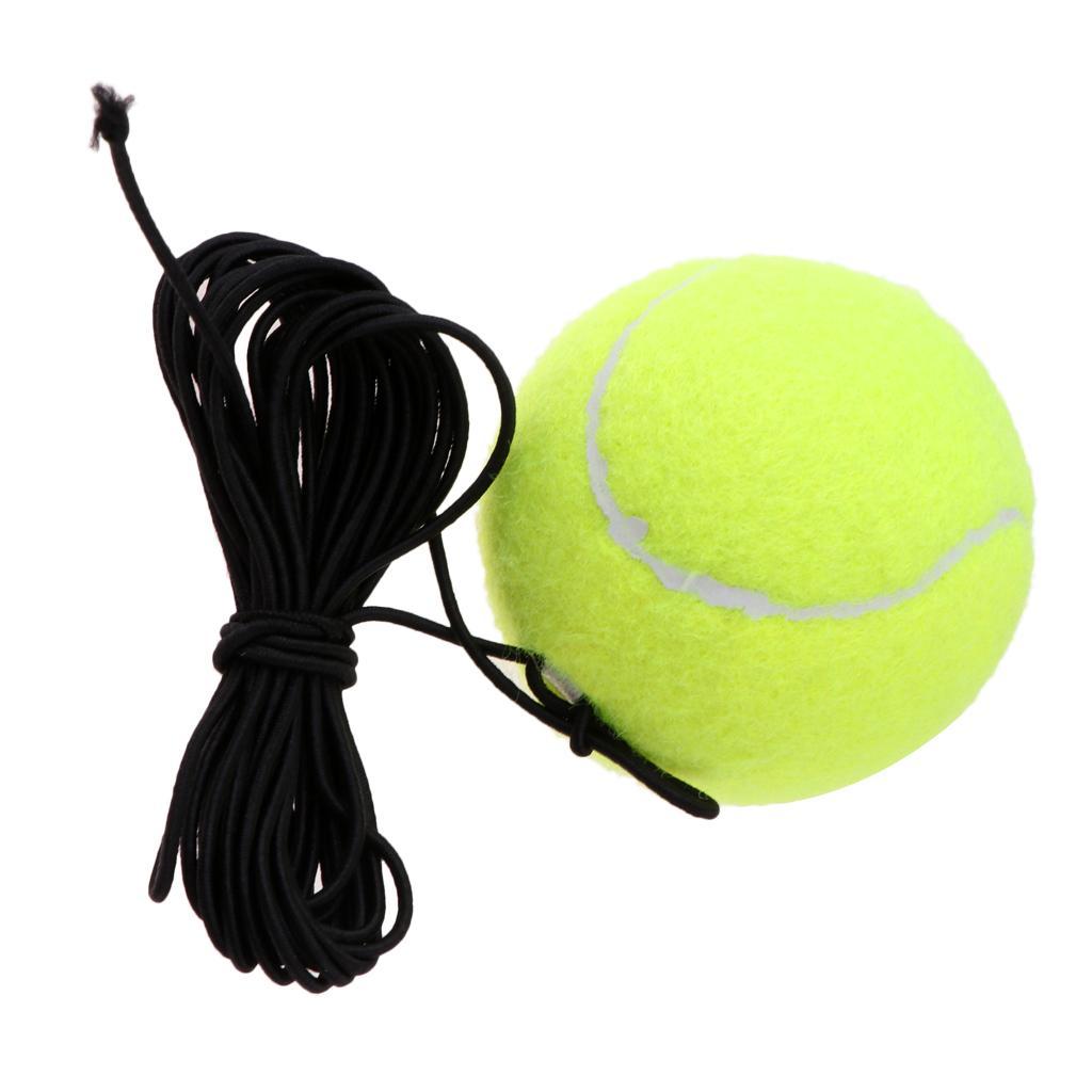 Tennis Ball W/ String Replacement Tennis Practice Trainer Balls 4pcs