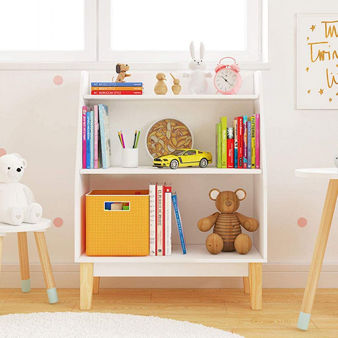 Kệ để đồ chơi cho bé SMLIFE Killisnoo | Gỗ MDF dày 17mm chống ẩm | D60xR25xC75cm