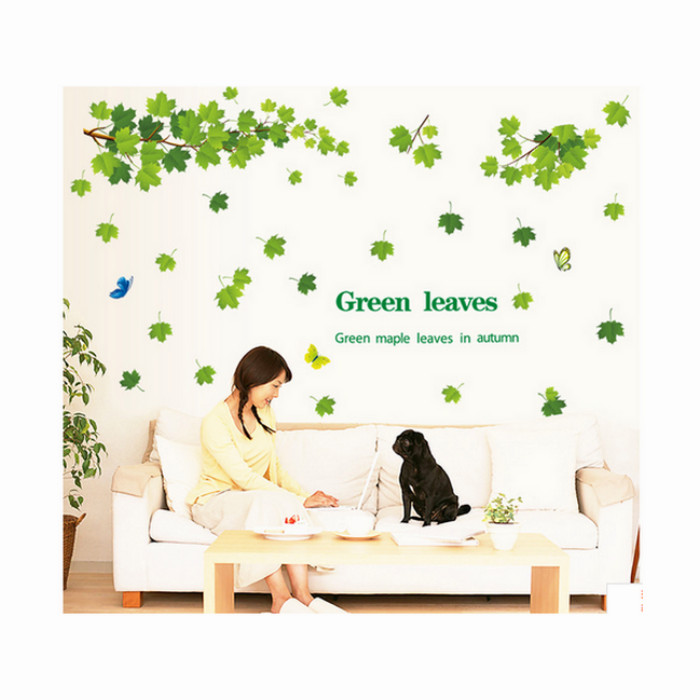 Decal Dán Tường Giàn Lá Xanh 2 PK74