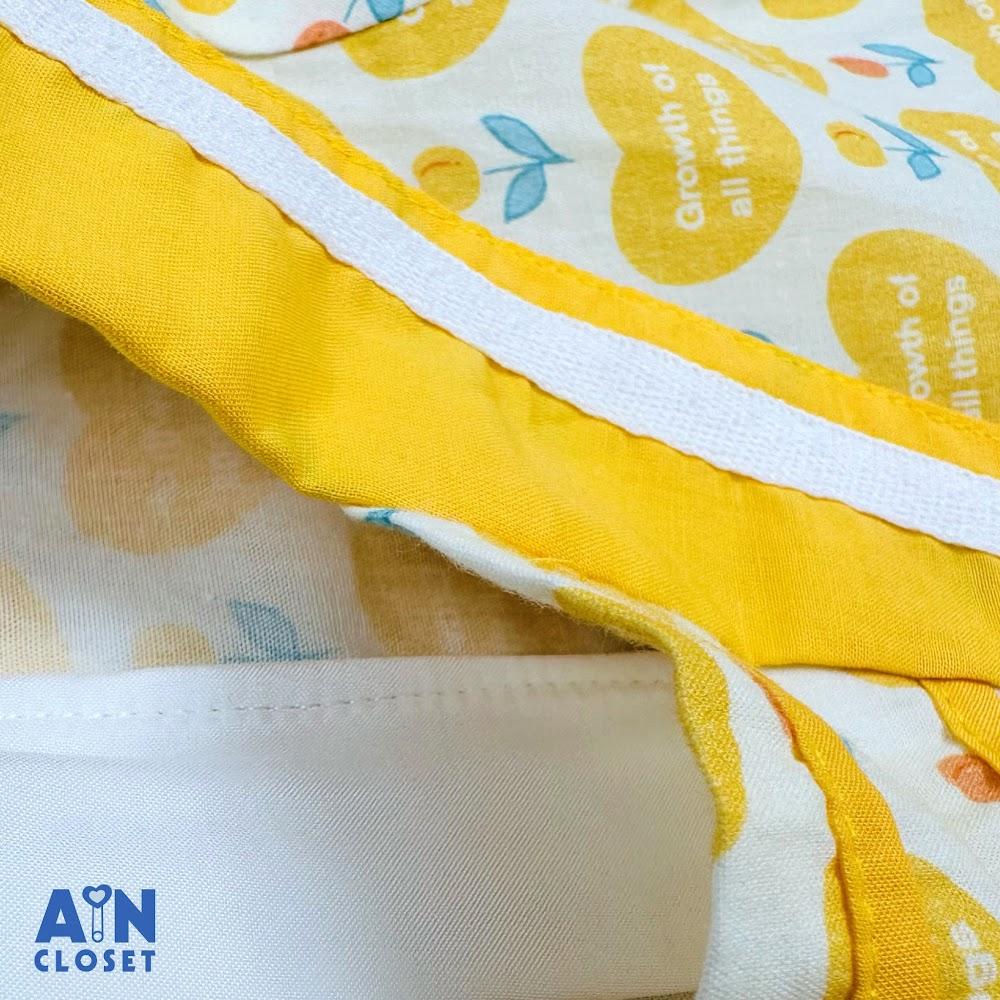Đầm bé gái họa tiết Hoa Tim Vàng cotton - AICDBGU37JOQ - AIN Closet