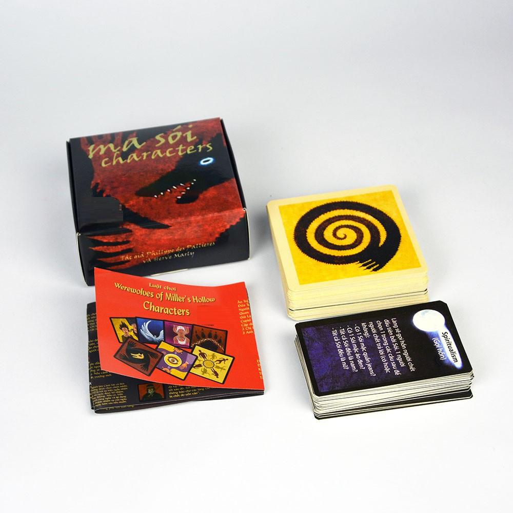 Bộ bài Ma Sói Characters cơ bản Việt Hóa Boardgame Cspring come