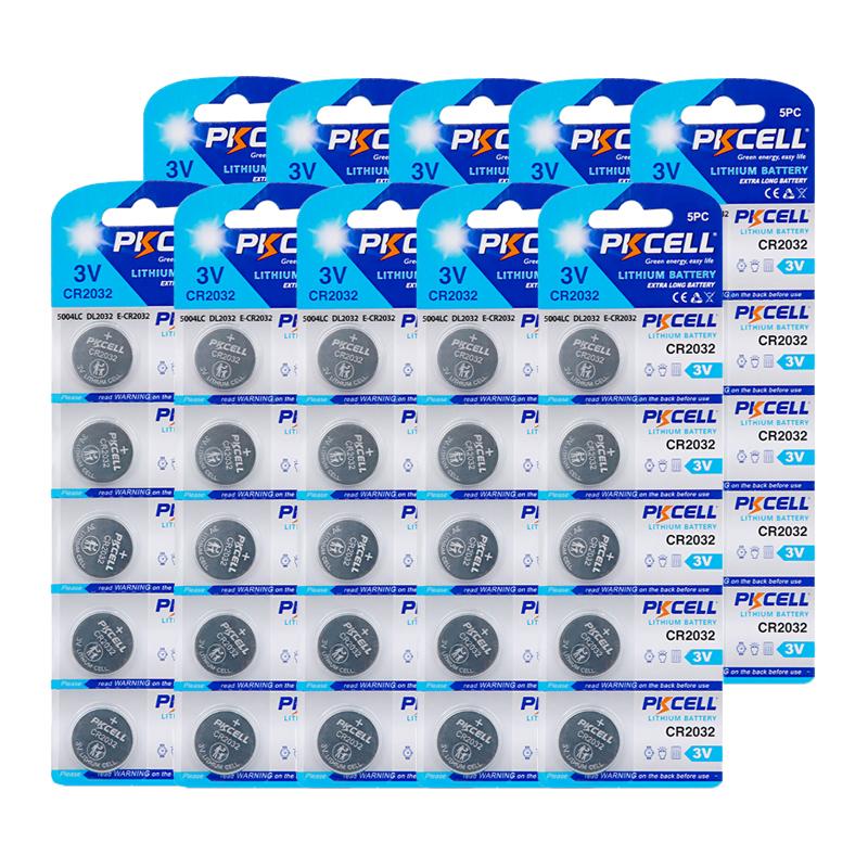 20PC/50PC/100PC/200PC CR2032 3V Pin Nút BR2032 DL2032 ECR2032 CR 2032 Đồng Xu Pin Lithium Cho Đồng Hồ Điều Khiển Từ Xa Xe Màu Sắc: 50PC CR2032