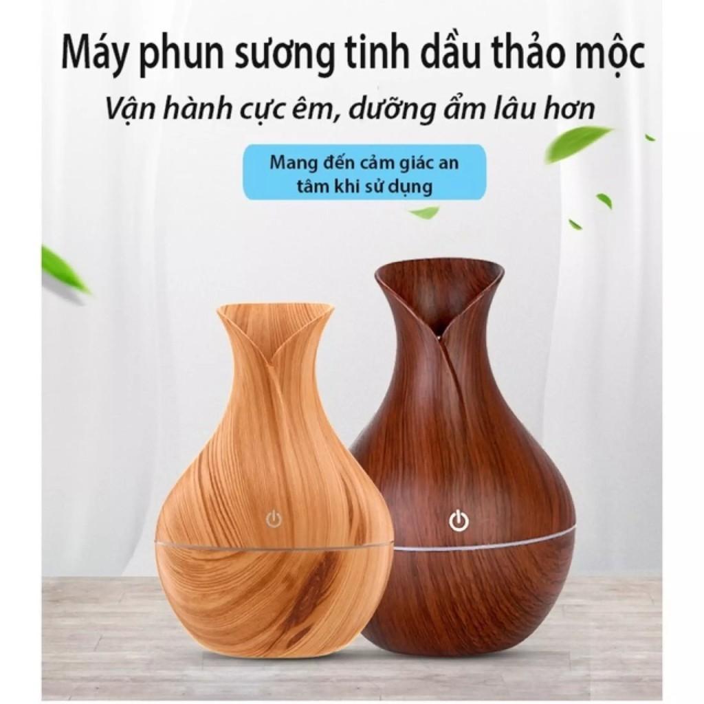 Tạo Độ Ẩm Không Khí, Máy Khuếch Tán Tinh Dầu Vân Gỗ Cổ Cao