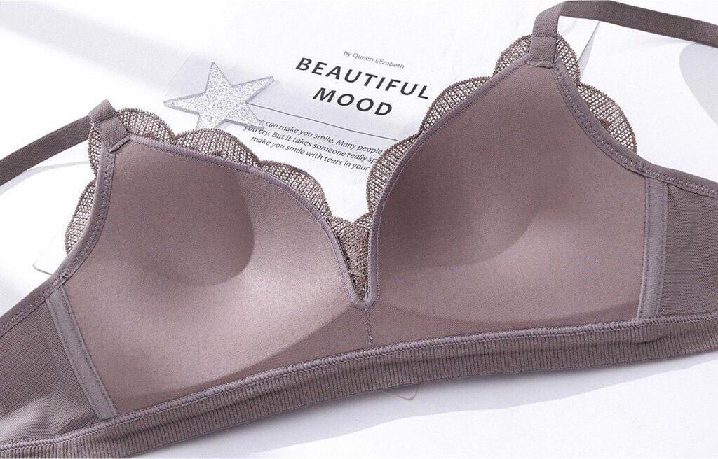 Áo Lót Ren Hoa BaBy Không Gọng Đệm Mỏng, Siêu Thông Thoáng AL33