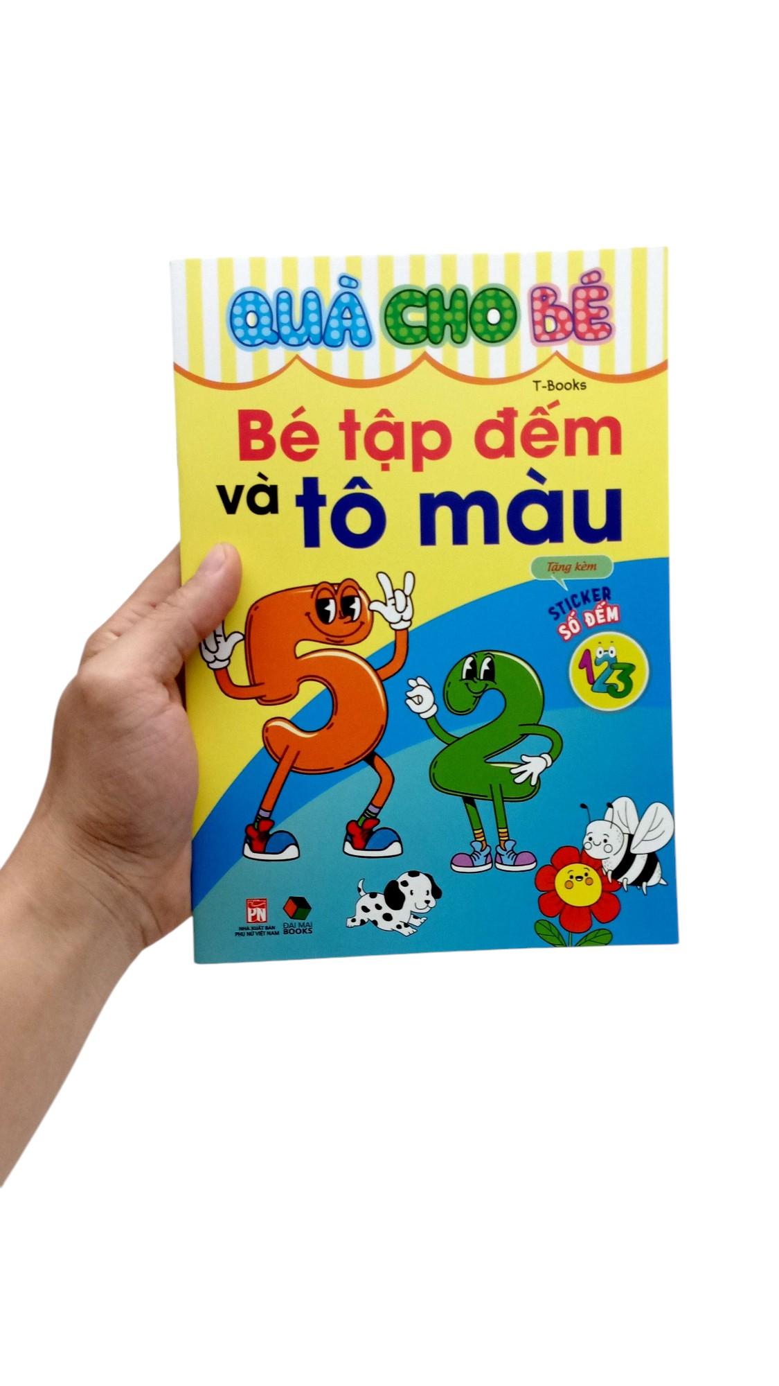 Sách - Quà Cho Bé - Bé Tập Đếm Và Tô Màu