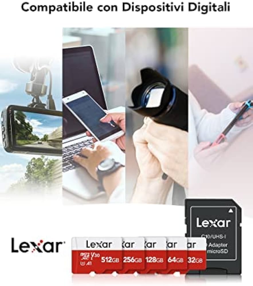 Thẻ Nhớ Lexar MicroSDHC E-Series Tốc Độ đọc upto 100MB/s Class 10 | Chuyên dùng Camera an ninh , camera hành trình , điện thoại | Bảo hành 3 năm - Hàng Chính Hãng