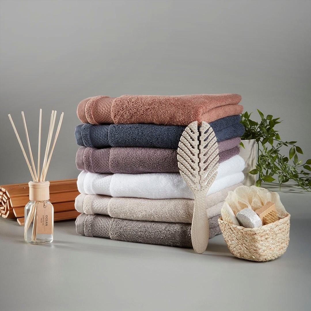 Khăn tắm cotton mềm mại | JYSK Nora | nhiều màu | nhiều kích thước