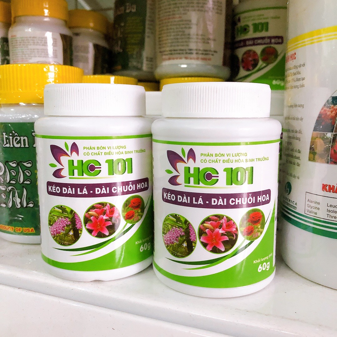 Phân Bón Vi Lượng HC-101 – Kéo dài lá, dài chuỗi hoa-60g