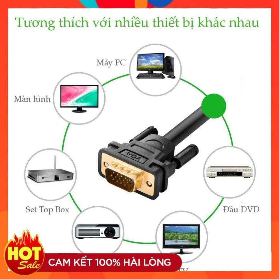 Cáp VGA 1,5M cho Màn Hình, Máy Chiếu Ugreen 11630_Hàng chính hãng