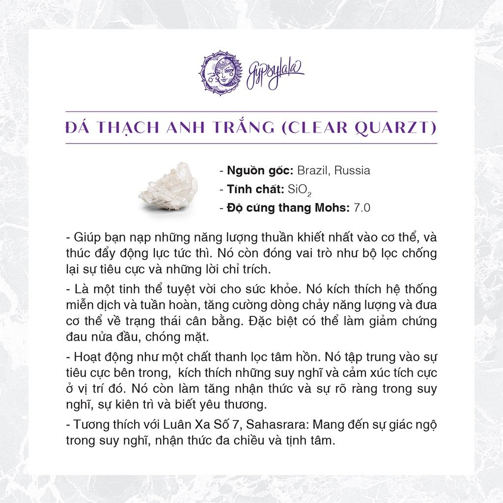 Dây Chuyền Thạch Anh Trắng Size M SP004326 Gypsy.lala