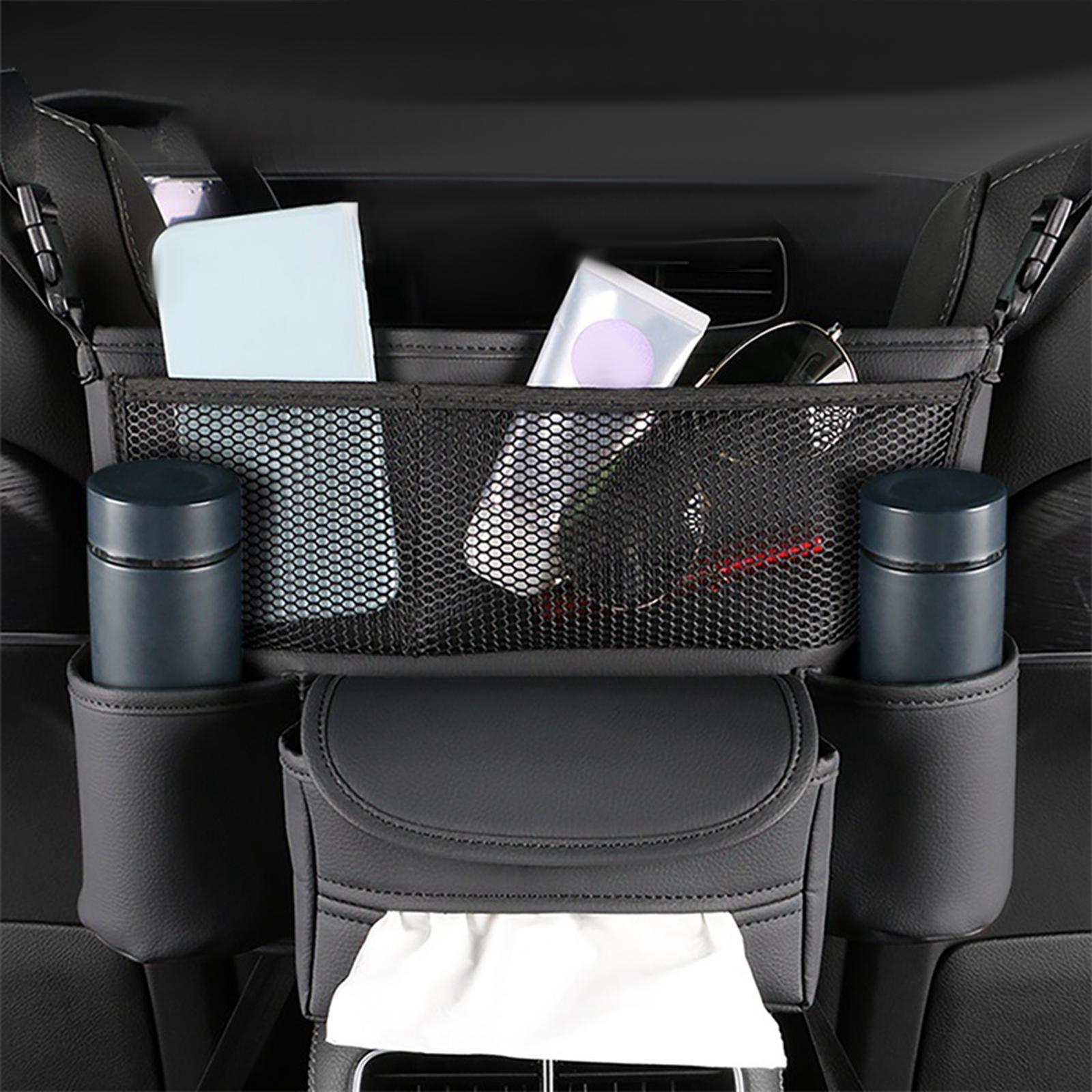 Seat Storage Bag Organizer Seat Storage Barrier Automotive Consoles Organizer Car Central Control Storage Bag for Snacks
