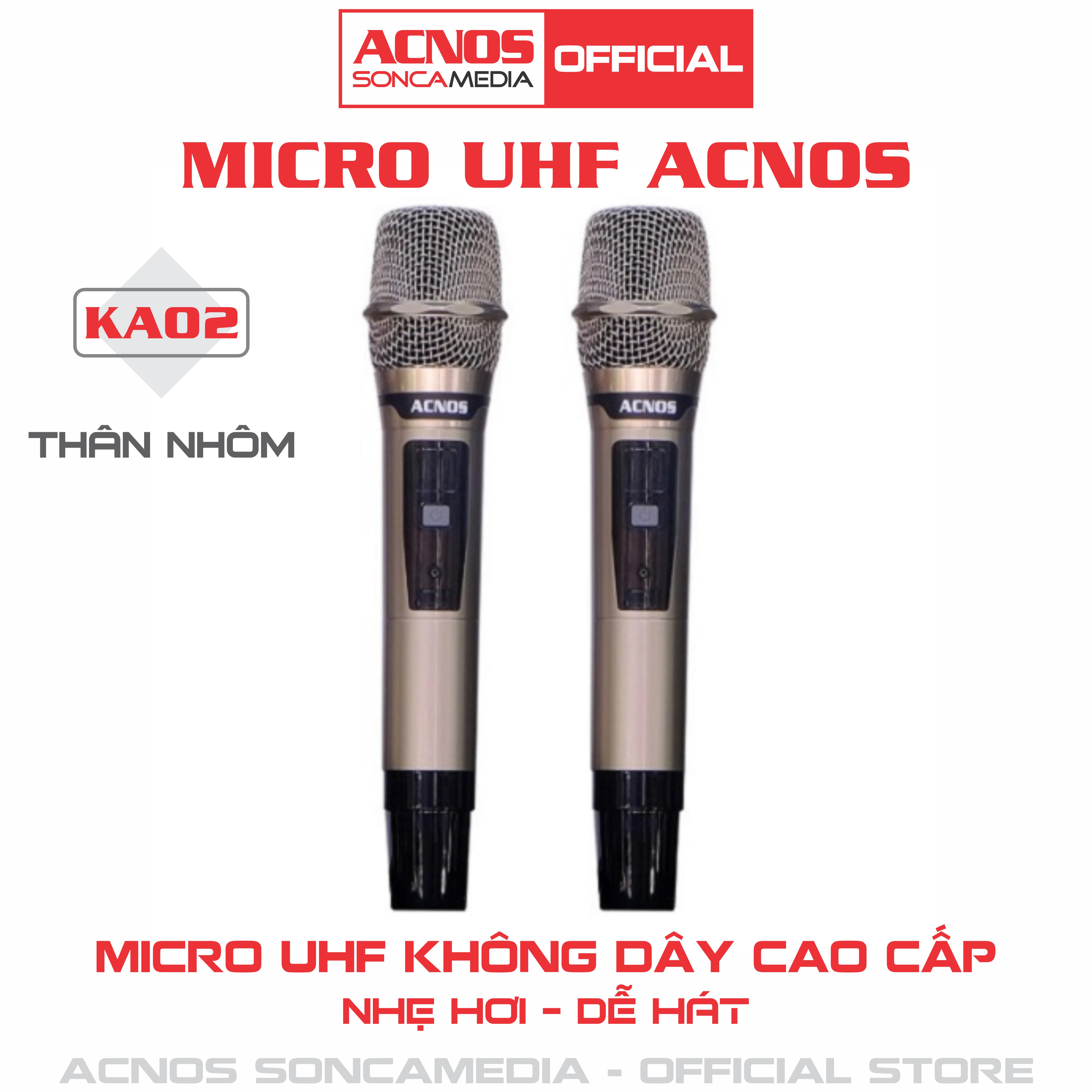 Vang số chỉnh cơ tích hợp Bluetooth &amp; Micro không dây UHF ACNOS MI30S