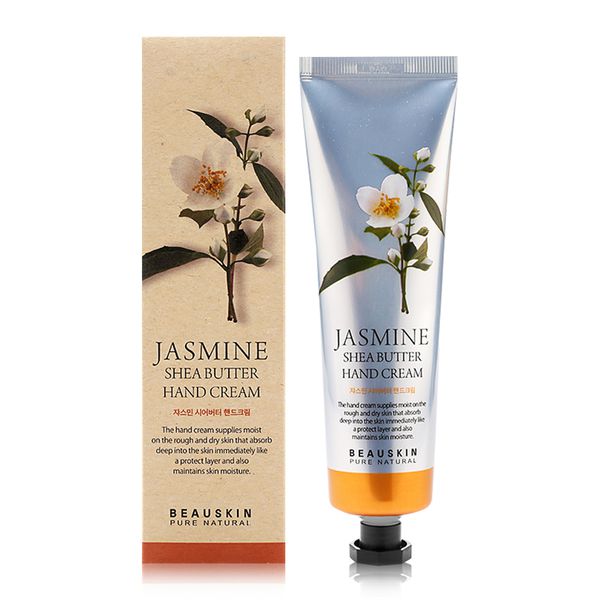 [Tặng kèm móc khoá] Kem dưỡng da tay hoa nhài Beauskin Jasmine Shea Butter Hand Cream 100ml