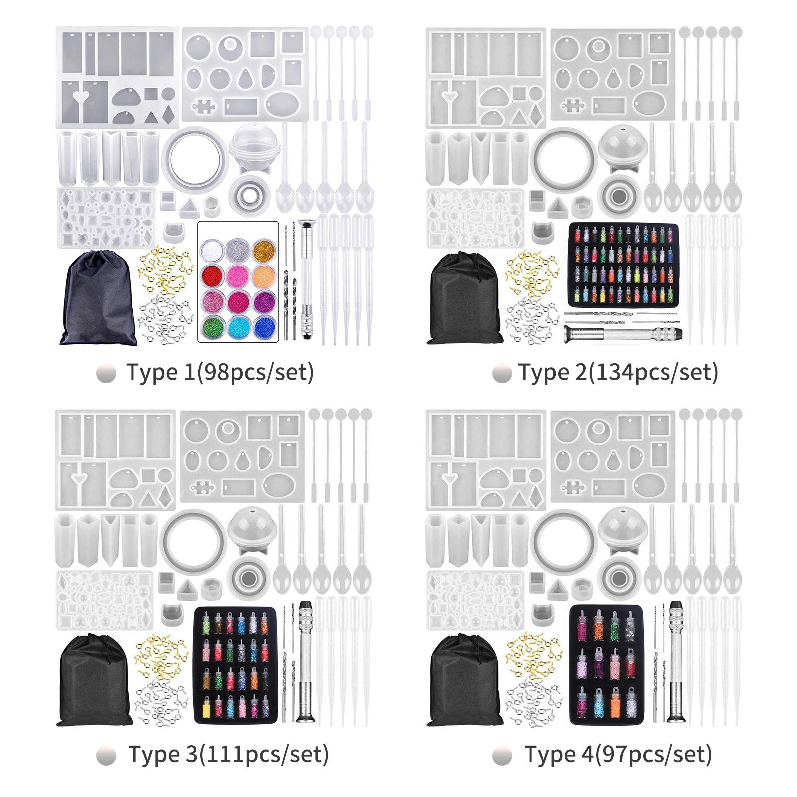 Khuôn đúc silicone cho đồ trang sức DIY làm phụ kiện, mặt dây chuyền, trang trí