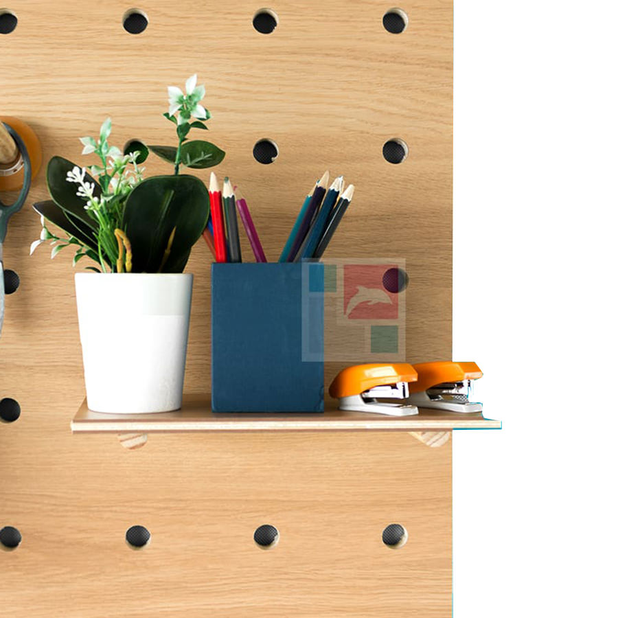 Bảng trang trí Pegboard Gỗ 60x80cm