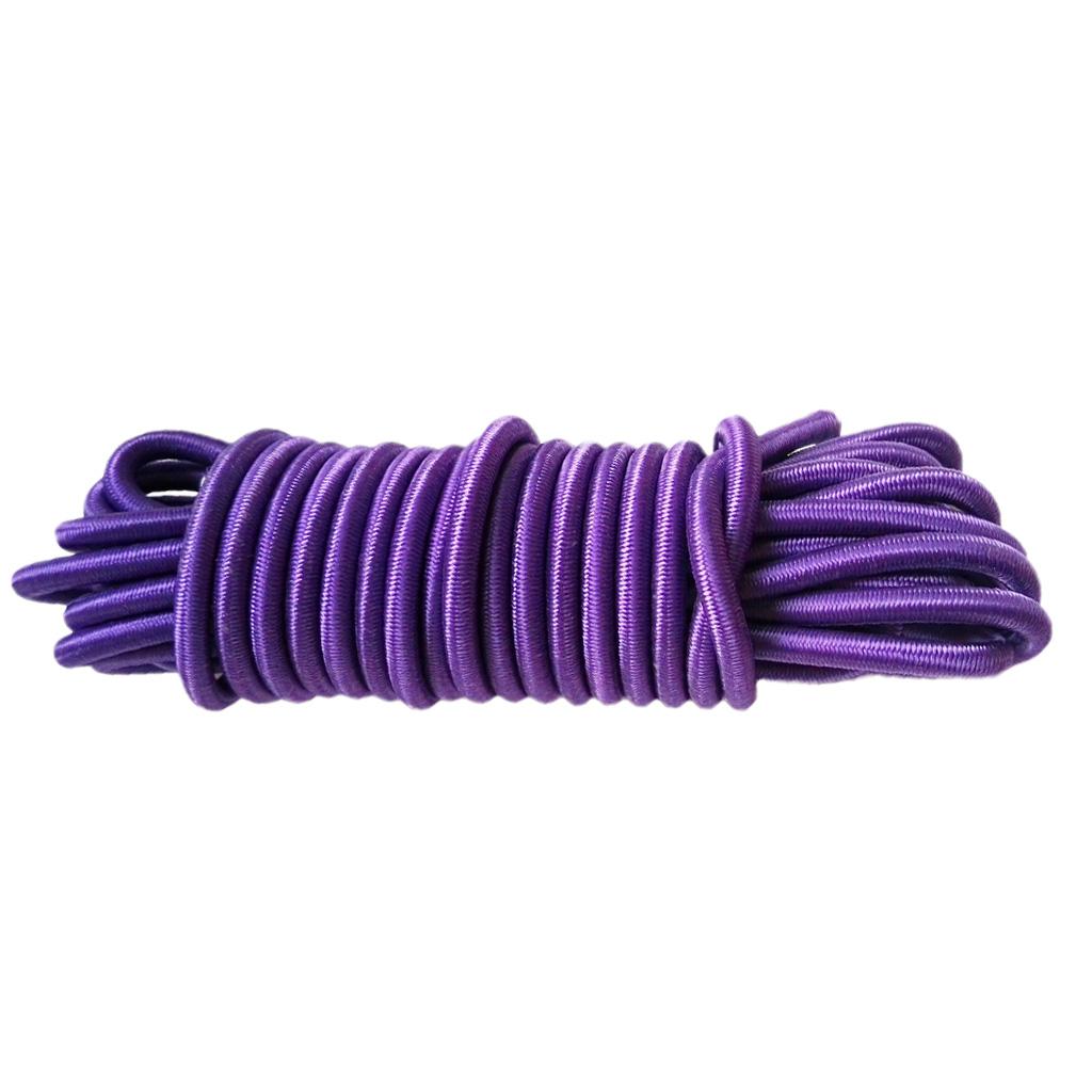 6 Sets 5mm x 5Meters ELASTIC BUNGEE ROPE SHOCK CORD TIE DOWN