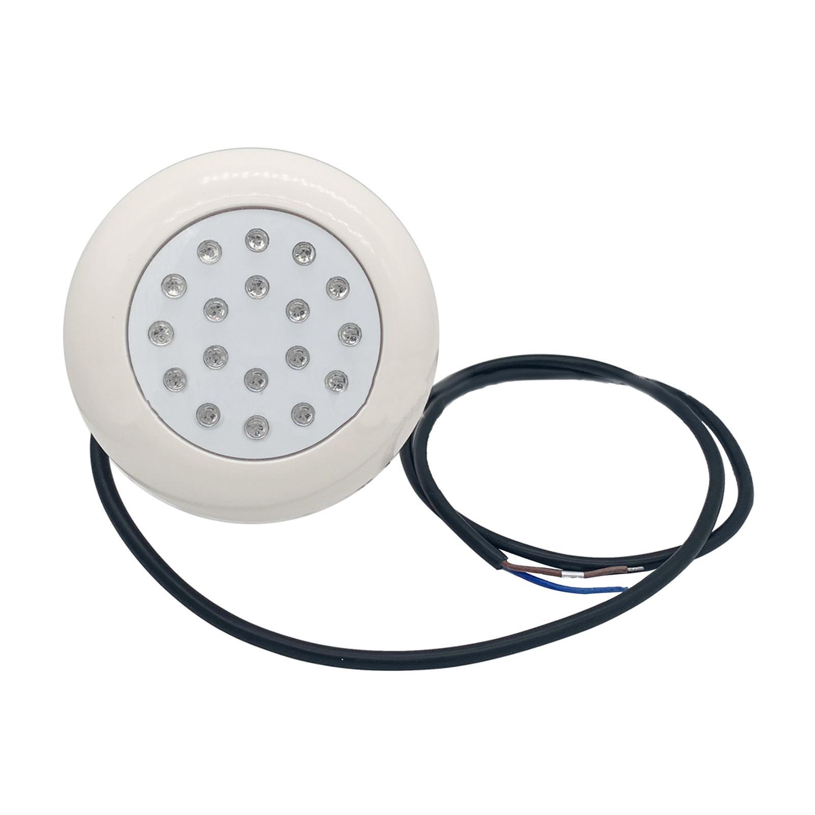LED Pool Light ,Submersible Lights, Underwater Night Lamp Wall Mounted Waterproof Color Changing Bulb for Hot Tub Pond Inground Indoor Decor