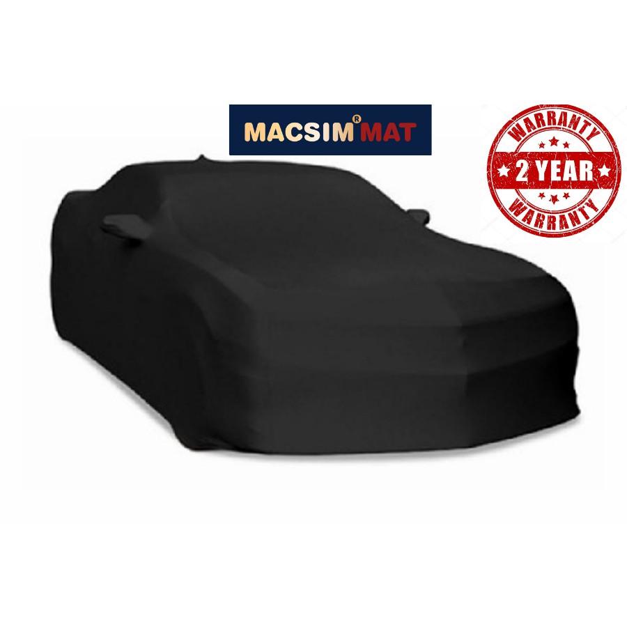 Bạt phủ cao cấp ô tô Mercedes E nhãn hiệu Macsim sử dụng trong nhà chất liệu vải thun - màu đen và màu đỏ