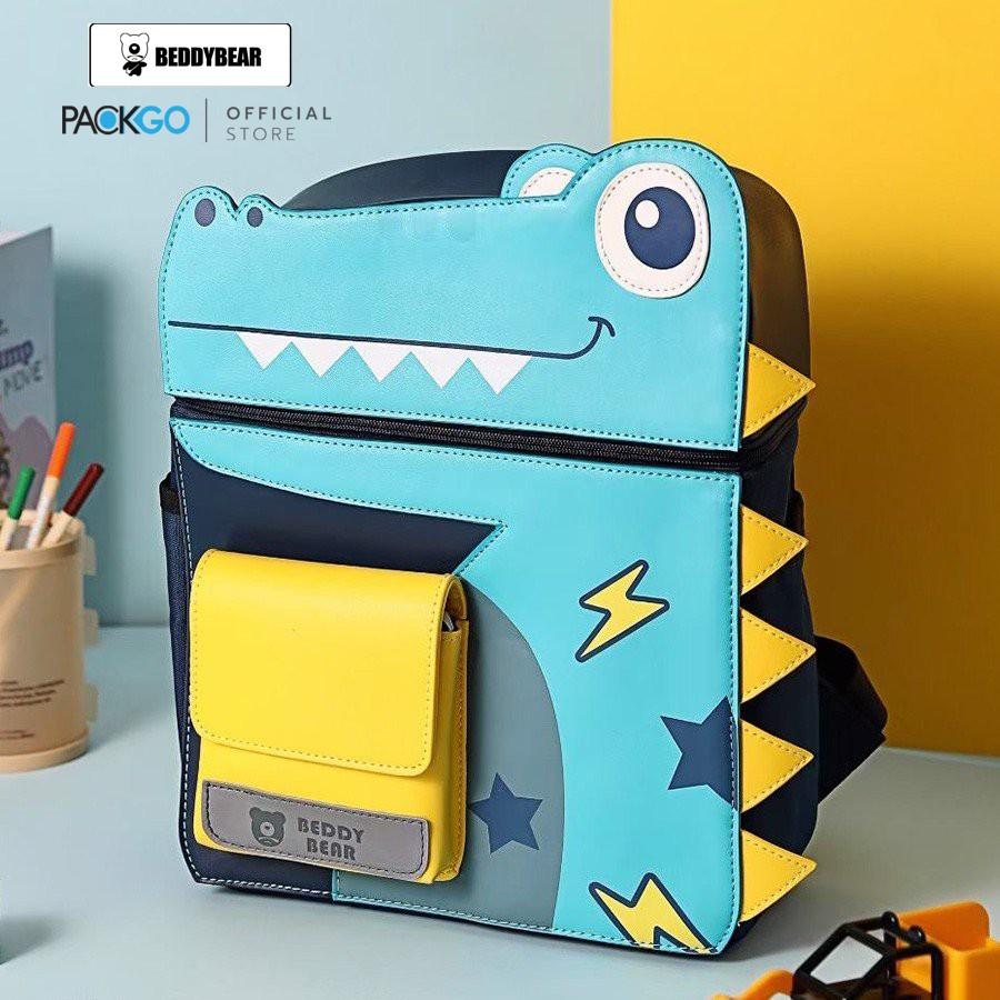 Balo Trẻ em từ 5 tuổi Beddybear Cute Bag 2.0 Phù hợp cho bé trai / gái học Mẫu giáo chuẩn bị vào lớp 1 - Thiết kế chống gù, Chất liệu da PU hạn chế thấm nước