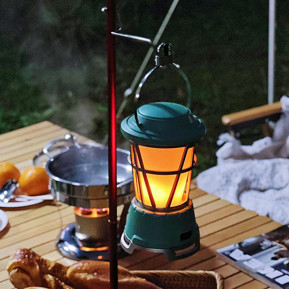 Đèn LED năng lượng mặt trời kiểu dáng cổ điển cầm tay để dọc hành lang vườn, chiếu sáng