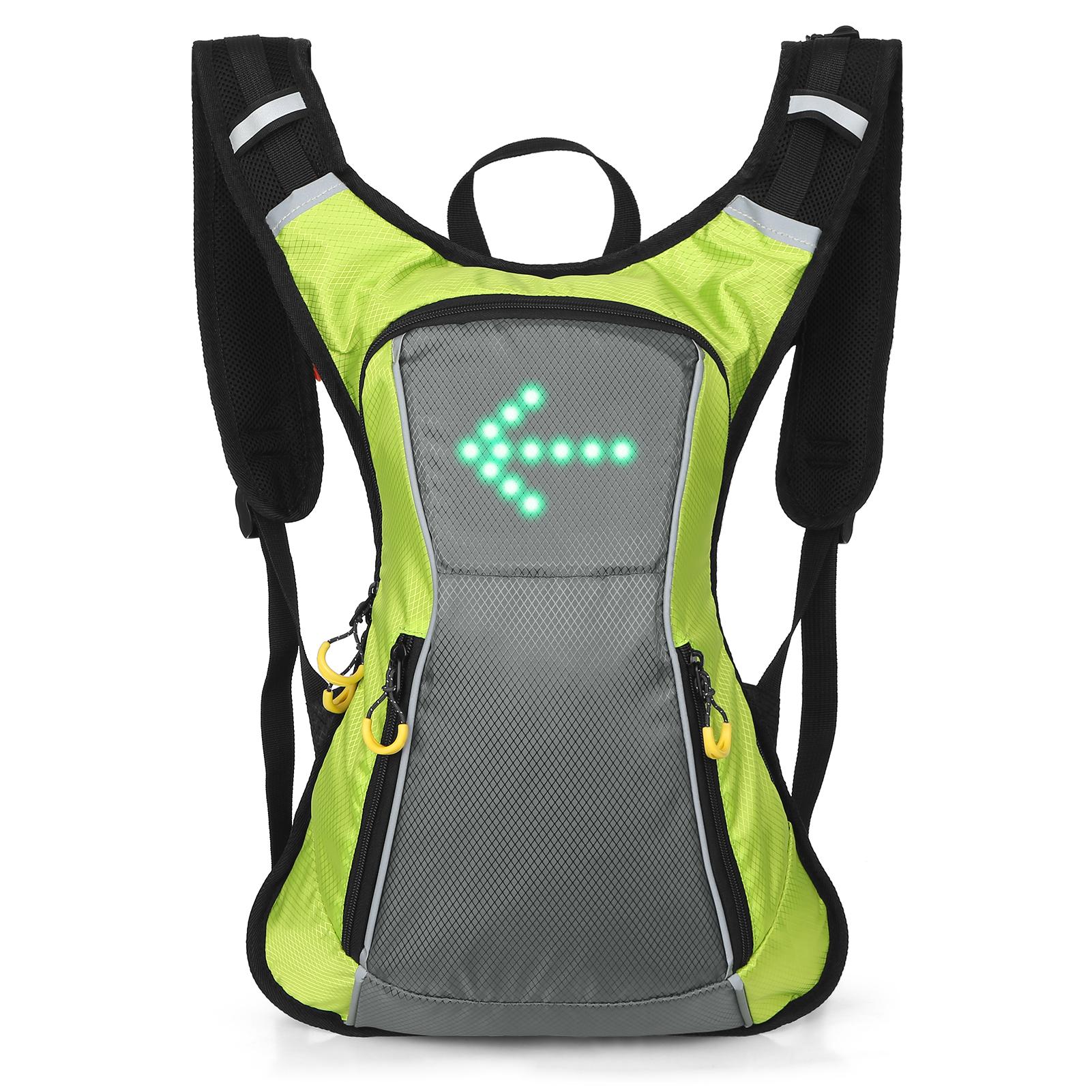 Áo Vest Balo Bền Siêu Nhẹ Chống Nước Ipx5 Phù Hợp Cắm Trại Thể Thao Ngoài Trời Leo Núi Có Đèn Led Báo Hiệu An Toàn Điều Khiển Từ Xa Không Dây
