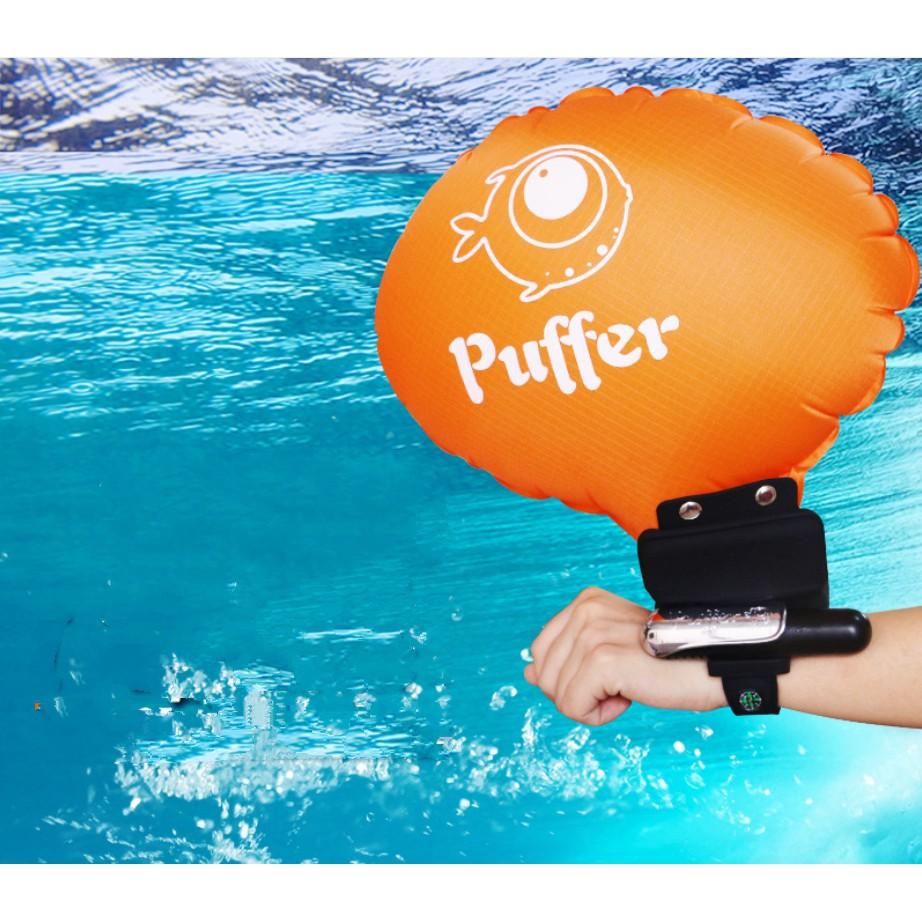 KHO-HN * Phao cứu sinh khẩn cấp Puffer chống đuối nước, vọp bẻ khi đang đi bơi cho trẻ em và người lớn