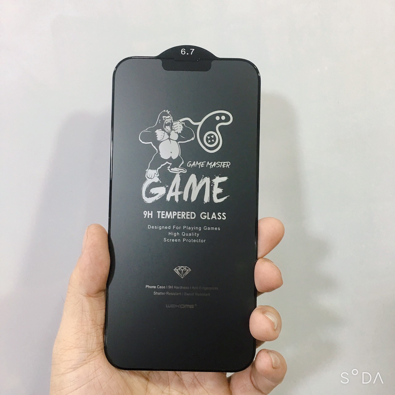 Kính cường lực chống vân tay, không mờ màn hình KingKong dành cho iPhone 13/ 13Pro/ 13 Pro Max