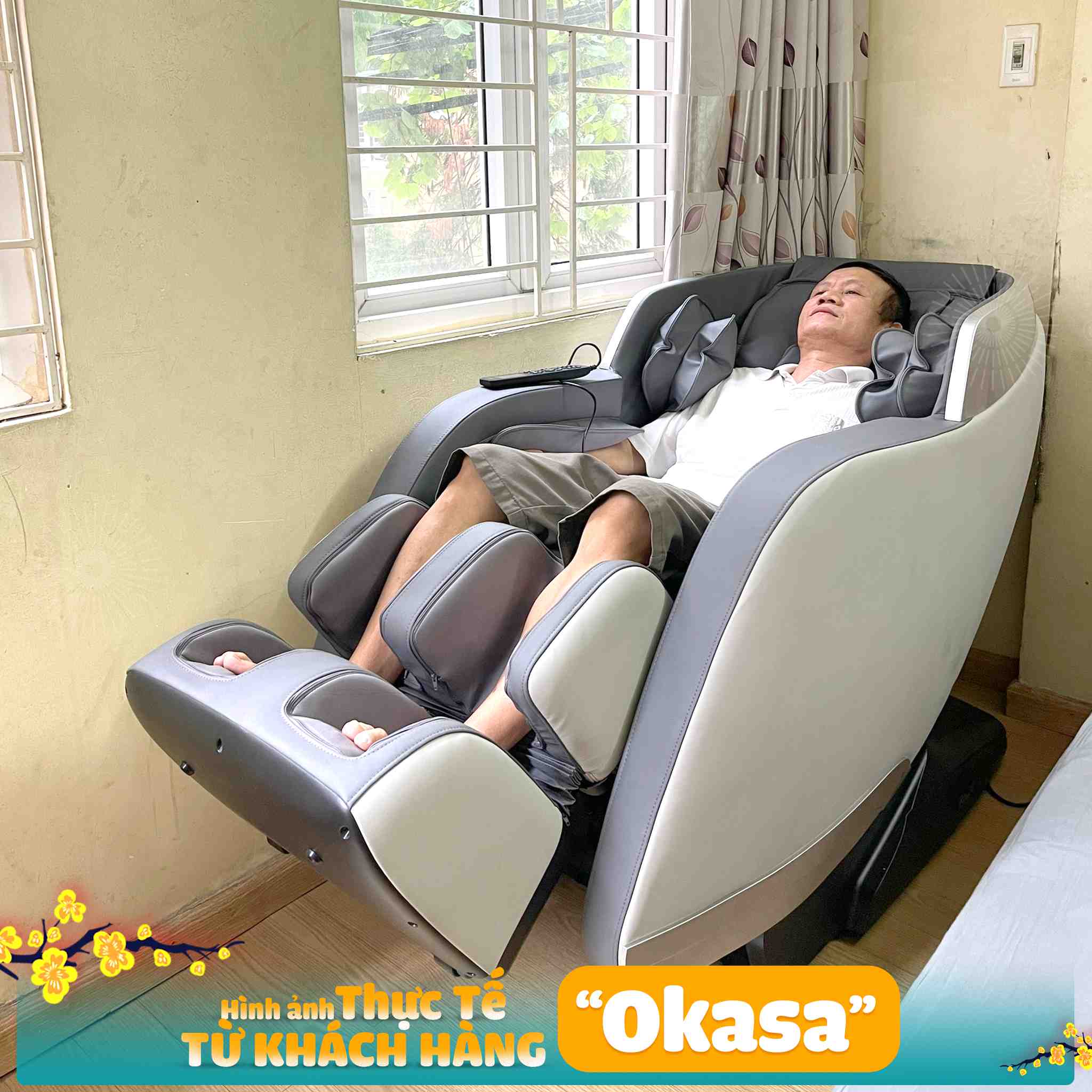 GHẾ MASSAGE OKASA OS-568 PLUS ( Bán chạy)