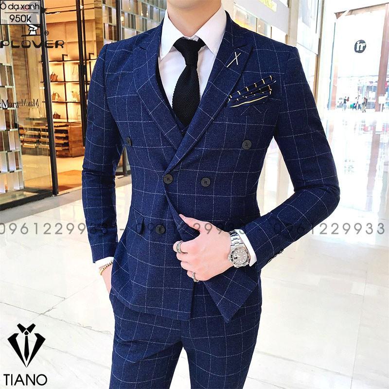 Bộ Vest nam cao cấp 6 cúc Hàn Quốc cực sang trọng, Suit Nam Cao Cấp