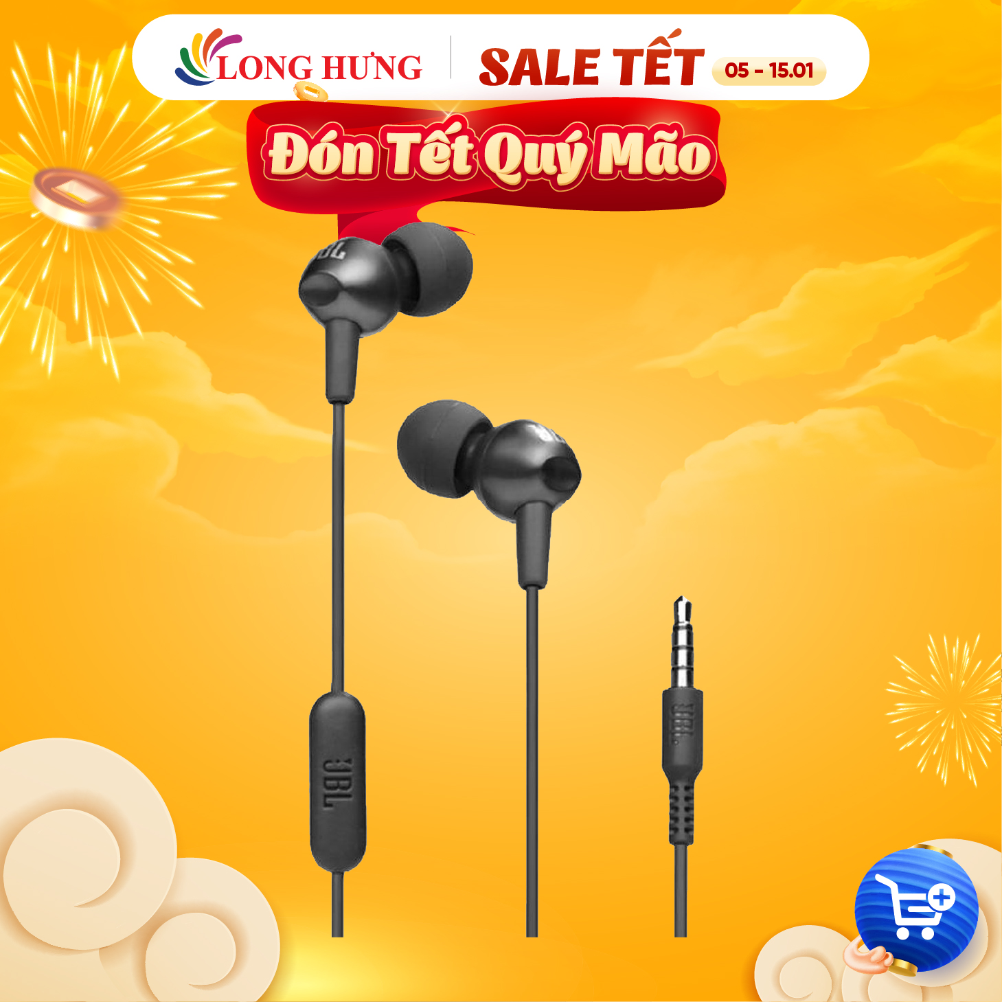 Tai nghe có dây In-ear JBL C200SI JBLC200SIU - Hàng chính hãng