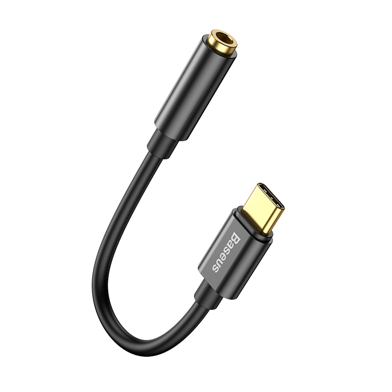 Cáp chuyển tín hiệu âm thanh từ USB Type-C ra 3.5mm Baseus L54 - Hàng nhập khẩu