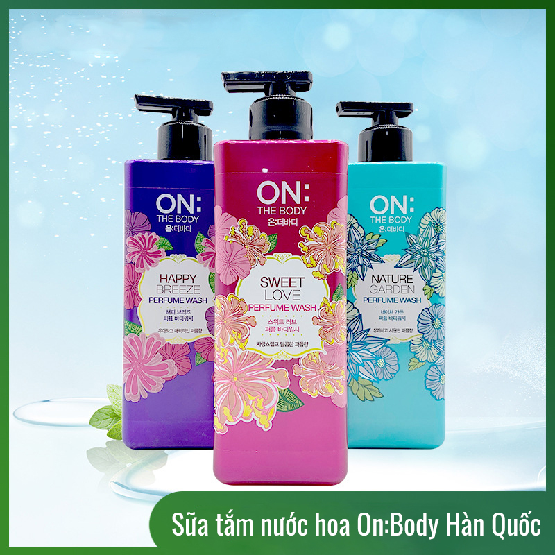 Sữa tắm dưỡng ẩm hương nước hoa On: The Body Perfume Hàn Quốc 500g