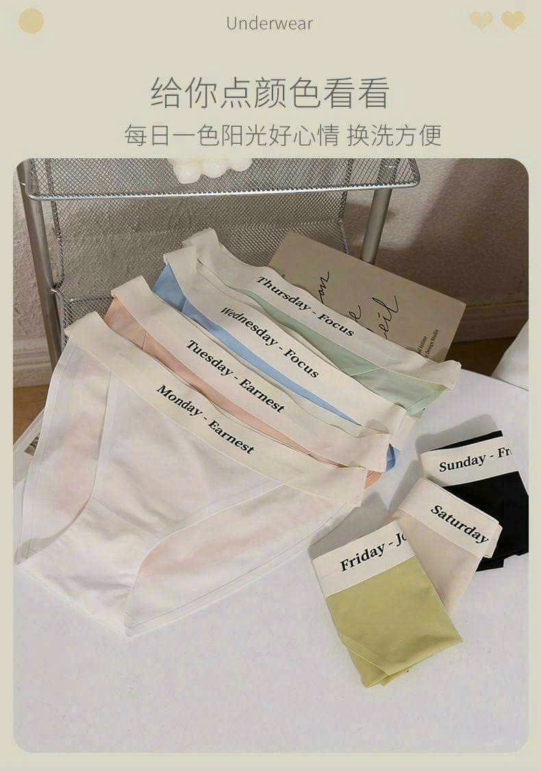 Set 5 Quần Lót Đúc Su Không Đường May